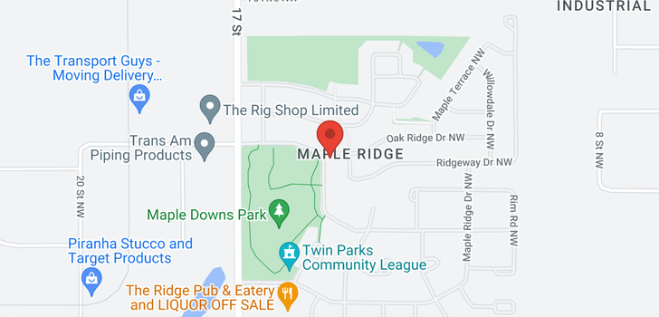 map of 8915 130 A AV NW NW
